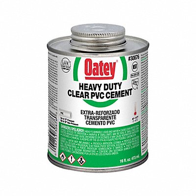 Pipe Cement 16 fl oz Clear