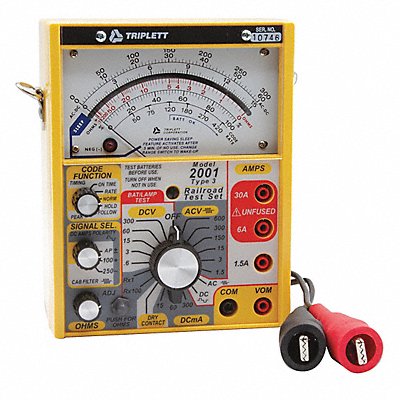 Analog Railroad Tester 600V 1000 Ohms