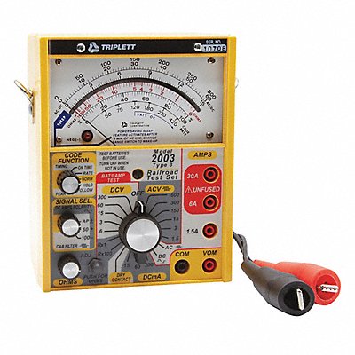 Analog Railroad Tester 600V Mirrored 30A