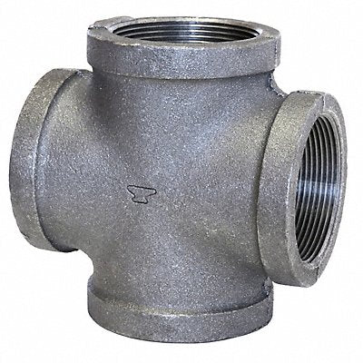 Cross Malleable Iron 1/4 in Female NPT