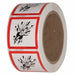 Safety Label 2 in W x 2 in H PK500