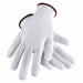 Knit Gloves L White