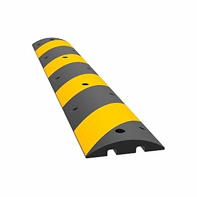 Speed Bump 12in.W 2-1/4in.H 72in.L Rubbr