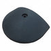 Speed Bump End Cap 12in.W 9in.L Rubber
