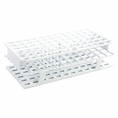 Test Tube Rack Slots 72x16mm White PK8