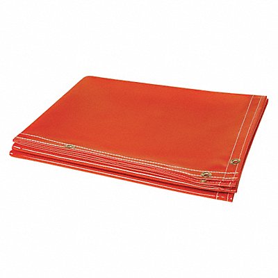 Welding Curtain 4 ft H 6 ft W Orange