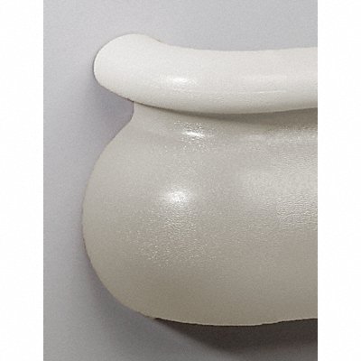 Lft Handrail Return Linen White 3-3/16In