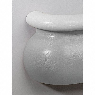 Left Handrail Return Slvr Gray 3-3/16In