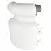 Left Handrail Return Linen White 3-1/8In