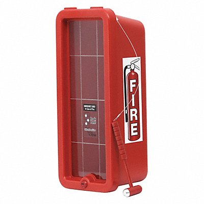 Fire Ext. Cabinet Red Polystyrene