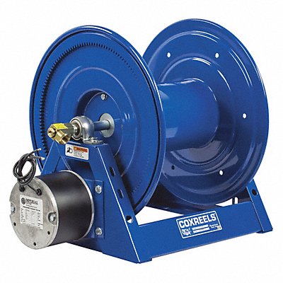 Motor Hose Reel 100 ft 1/2 in I.D. Blue