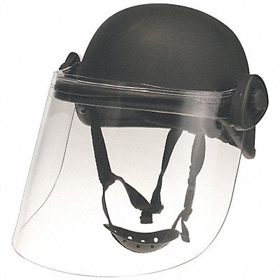 Face Shield Black Large