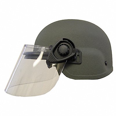 Face Shield OD Green Large Short
