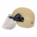 Face Shield Tan Medium Short