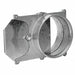 Blastgate 14 Dia Steel/Cast Aluminum