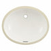 Toto Bath Sink Oval 19inx15inx7-1/2in