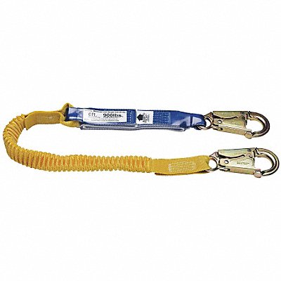 Decoil Stretch Single Leg Lanyard D 6ft