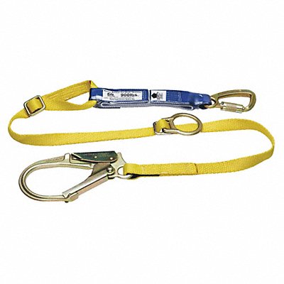 Decoil Tie-Back Single Leg Lanyard 6ft