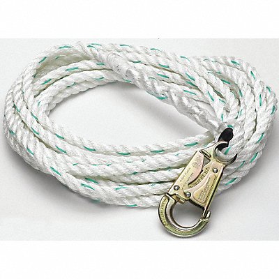 Poly-Dac Vertical Lifeline 30ft 5/8in