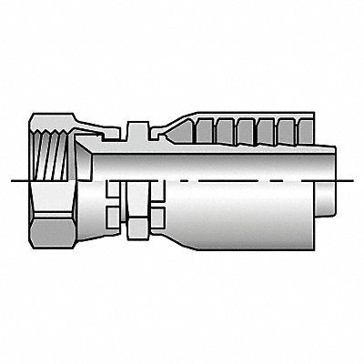 Crimp Fitting 2 I.D. F JIC