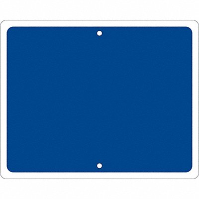 Railroad Sign 12 in x 15 in Blue No Text