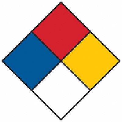 NFPA Sign 5in. H x 5in. W PK5