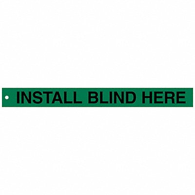 Isolation Blind Tags 2in.Hx20in.W PK25