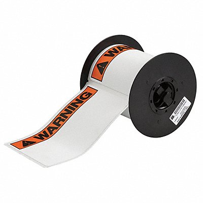 Label 4in.Hx6-1/4in.W Poly Film/Acrylic