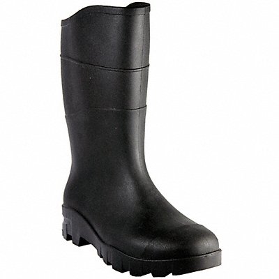 Rubber Boot Unisex 6 Mid-Calf Black PR