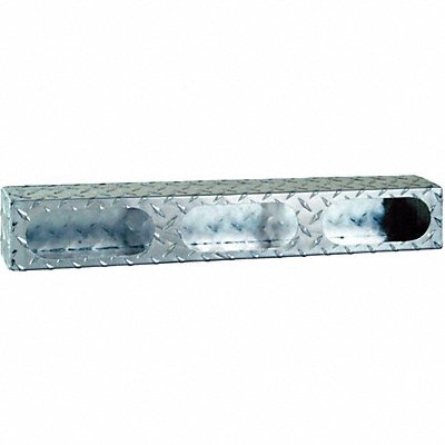 Triple Oval Light Box 3x25x3 in Alum