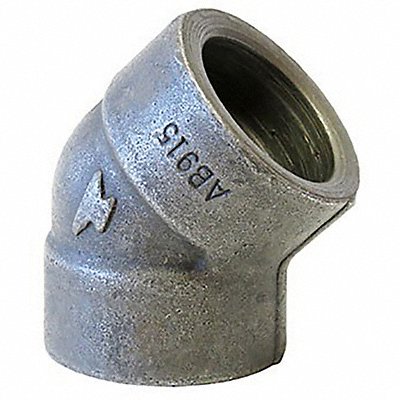 45 Elbow Forged Steel 1/2 in Socket