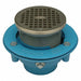 Floor Drain 3 3/4 Body H Nickel Bronze