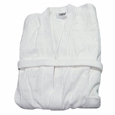 Bathrobe Belted Cotton White PK12