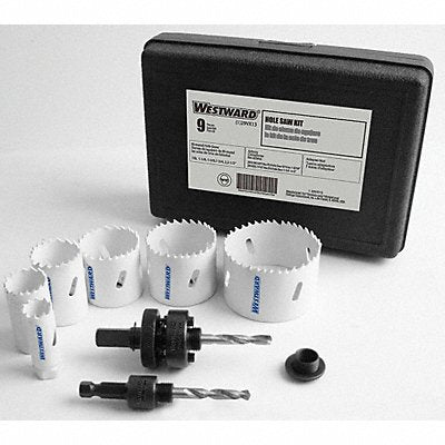Hole Saw Electricians Kit 9 pcs.