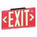 Exit Sign 8 5/8 in x 15 7/8 in Plastic