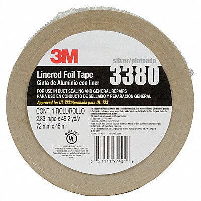 Foil Tape 2 13/16 in x 49 yd Aluminum