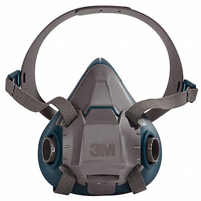 Half Mask Respirator Silicone Gray Teal