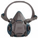 Half Mask Respirator Silicone Gray Teal