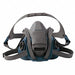 Half Mask Respirator Silicone Gray Teal