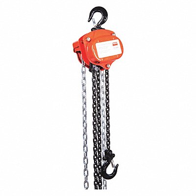 Manual Chain Hoist 1000 lb Lift 20 ft.