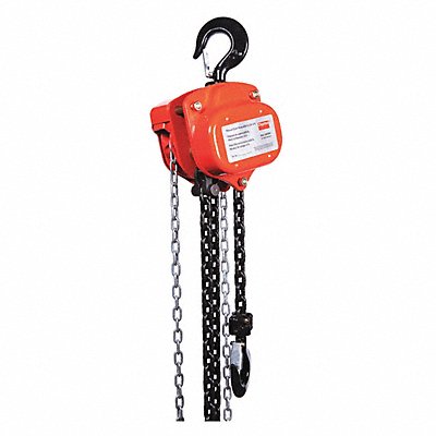 Manual Chain Hoist 4000 lb Lift 10 ft.