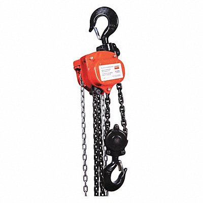 Manual Chain Hoist 6000 lb Lift 15 ft.