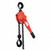 Lever Chain Hoist 6000 lb Lift 5 ft.