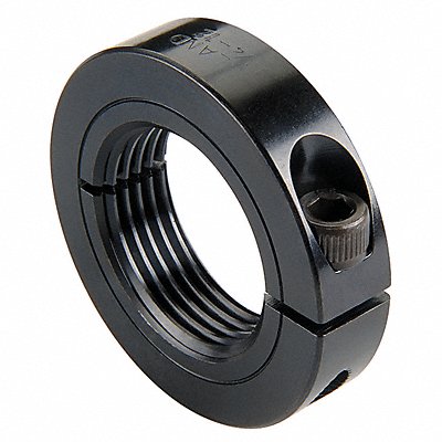 Shaft Collar Threaded 1Pc 7/16-14 In St