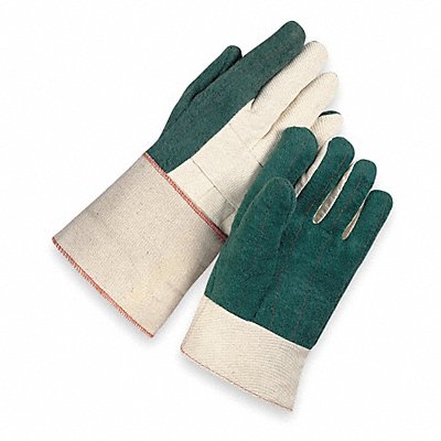 Heat Resistant Gloves Green L Cotton PR