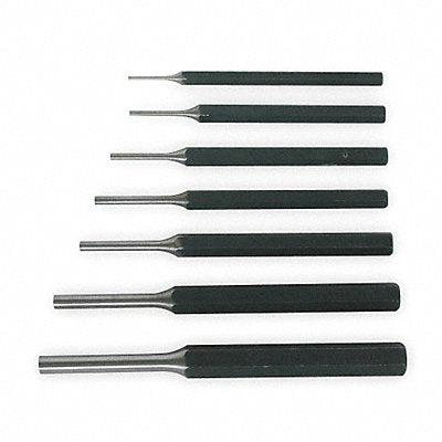 Pin Punch Set 1/16 To 5/16 In 7 Pc