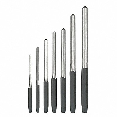 Roll Pin Punch Set 1/16 To 5/16 7 Pc