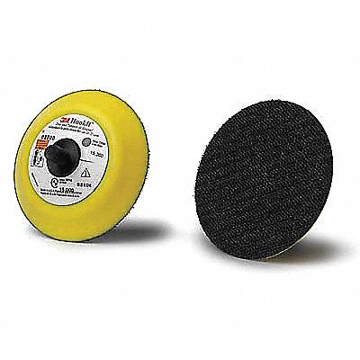 Hook/Loop Disc Backup Pad 3 in Dia PK5