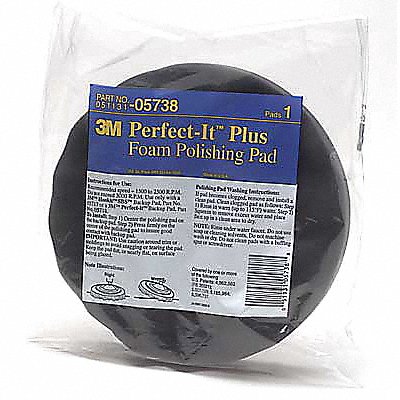 Polishing Pad Waffle Face 8In Foam PK6