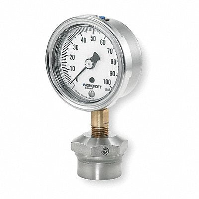 D0988 Pressure Gauge 0 to 100 psi 2-1/2In